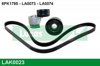 LUCAS ENGINE DRIVE lak0023 -  Поликлиновой ременный комплект